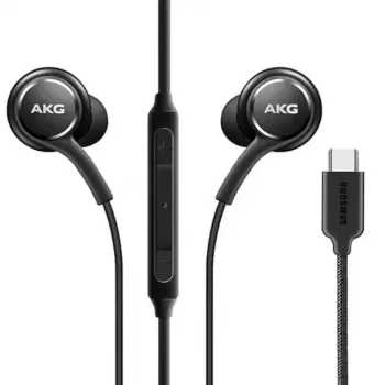Samsung AKG Earphones in Bag, negro
