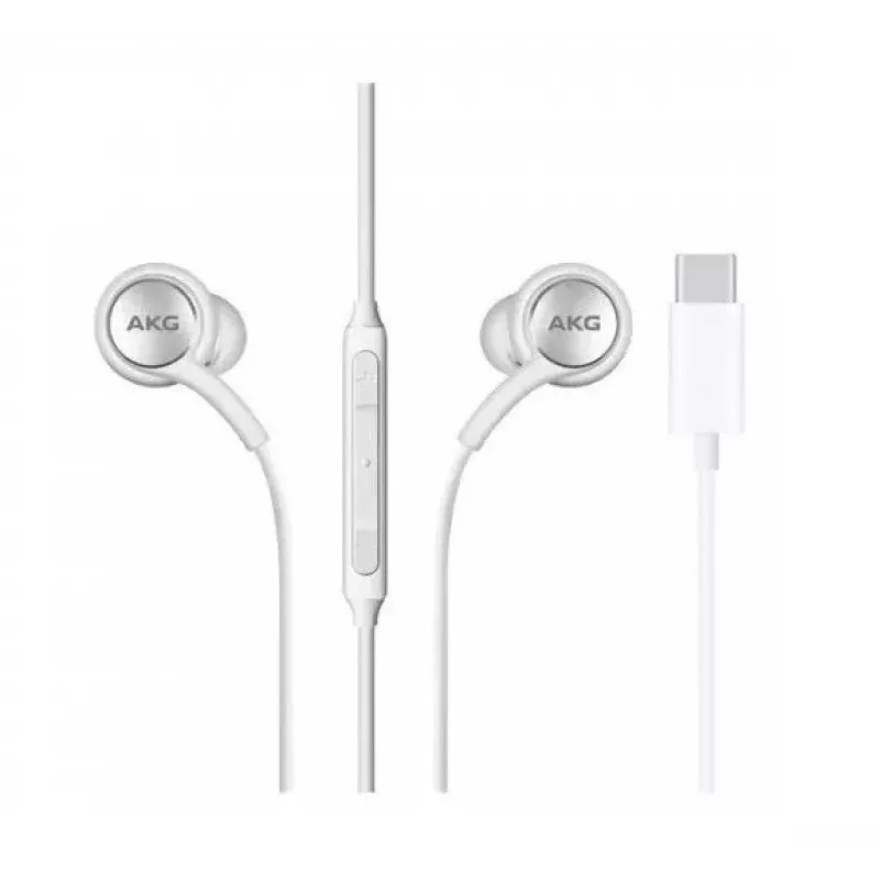 Samsung AKG Earphones in Bag, blanco