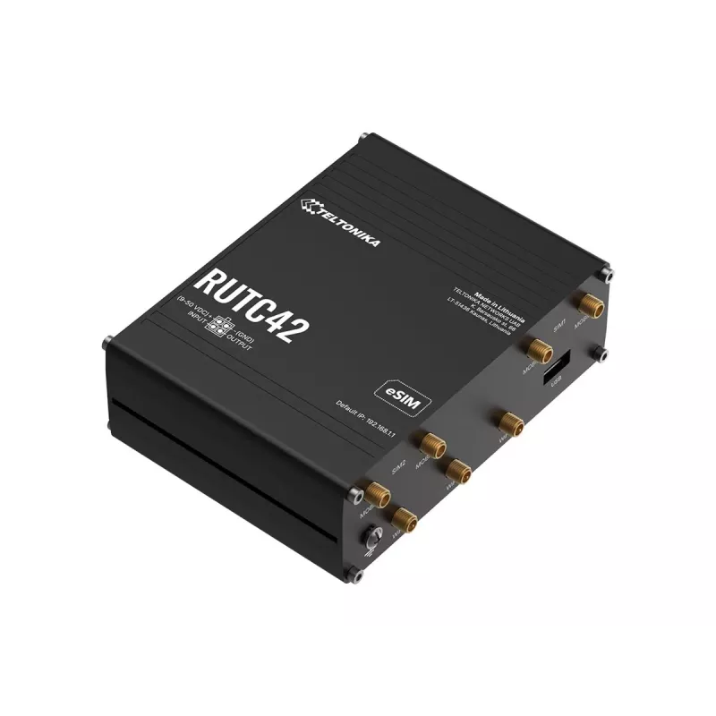 Teltonika RUTC42 4G LTE Wi-Fi 6 router edge de módem dual