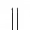 SEEK TOTI USB-C a USB-C 2m cable trenzado 3A negro