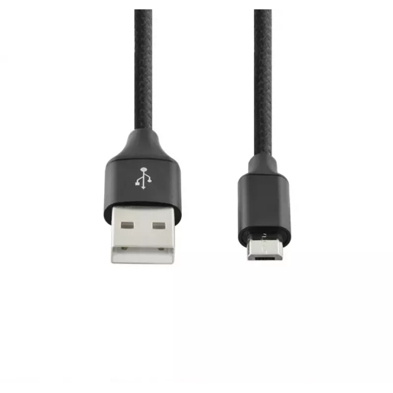 SEEK TOTI cable trenzado USB A a Micro USB 2m 2A, negro