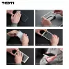 TOTI PREMIUM Protector de pantalla de cristal templado 3D Full Cover para Samsung Galaxy S24+/S25+