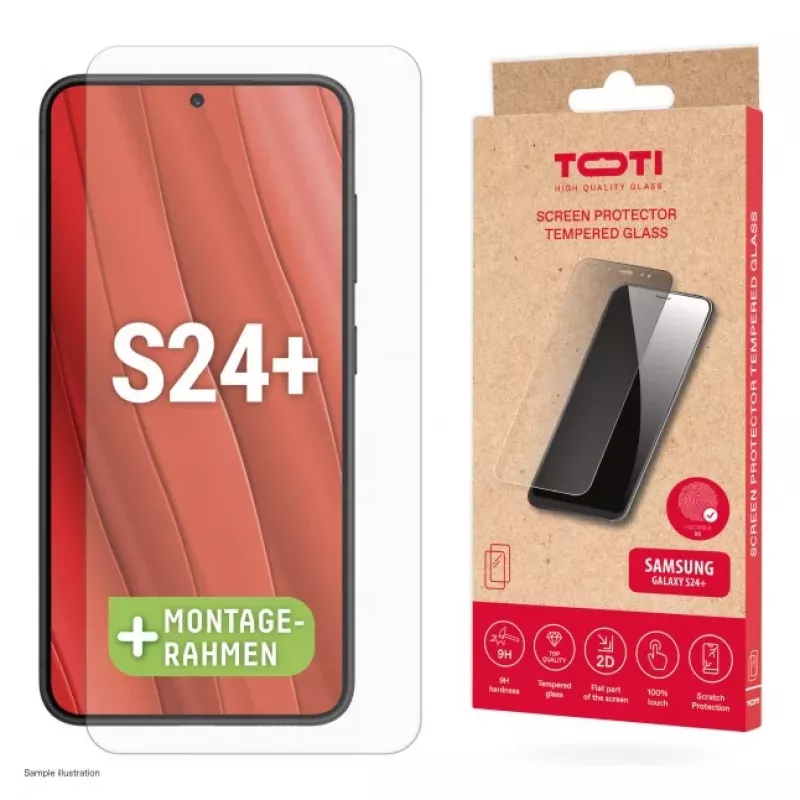 TOTI protector de pantalla Tempered Glass 2D para Samsung Galaxy S24 Plus / S25 Plus