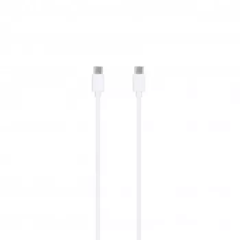 SEEK TOTI cargador de pared 20W Type-C PD con cable de datos Type-C a Type-C 1 m PVC 3A, blanco