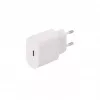 SEEK TOTI cargador de pared 20W Type-C PD con cable de datos Type-C a Type-C 1 m PVC 3A, blanco