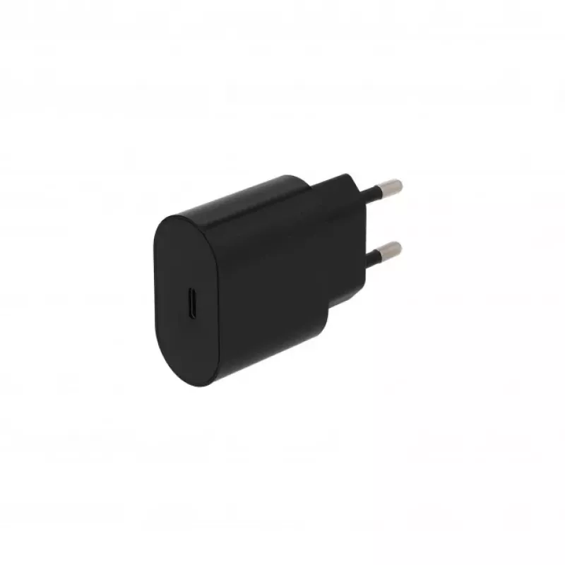 SEEK TOTI cargador de pared 20W Type-C PD con cable de datos Type-C a Type-C 1 m PVC 3A, negro