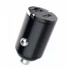 SEEK TOTI cargador de coche rápido dual Type-C 40W, negro