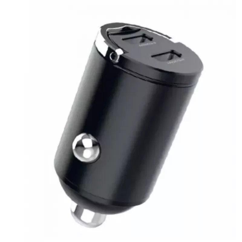 SEEK TOTI cargador de coche rápido dual Type-C 40W, negro