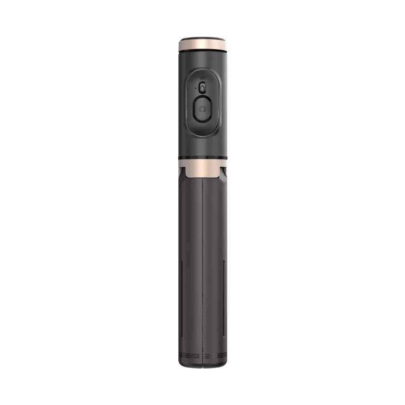 SEEK TOTI palo selfie con diseño oculto y trípode estable Q12, negro