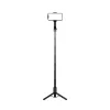 SEEK TOTI palo selfie con soporte de trípode ligero L12-B, negro