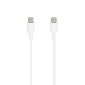 SEEK TOTI cable de silicona USB-C a USB-C 1m 3A blanco