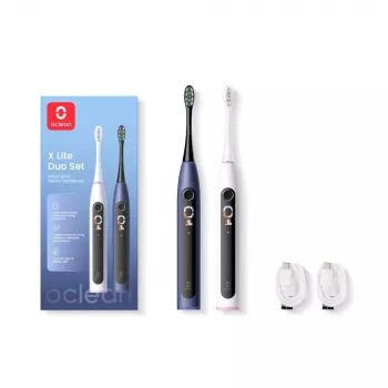 Oclean cepillo de dientes eléctrico X Lite Duo Set Dark Blue & Grey