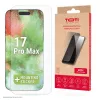 TOTI Protector de pantalla de cristal templado 2D Full Cover para iPhone 17 Pro Max transparente