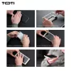 TOTI PREMIUM Protector de pantalla de cristal templado 3D Full Cover para Apple iPhone 17/16 Pro