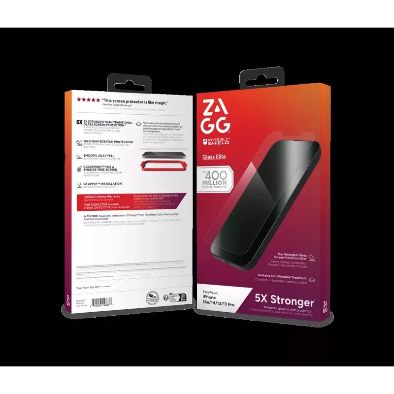 ZAGG Pack de protección para iPhone 16e: funda con MagSafe y protector de pantalla