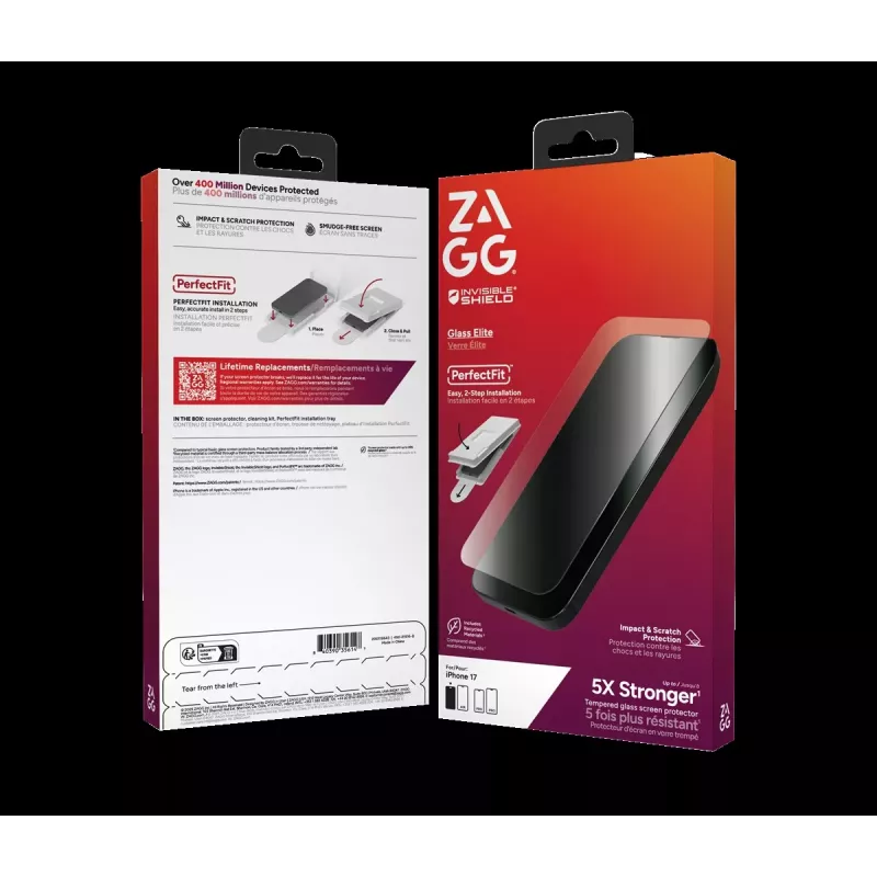 ZAGG Protection Bundle para iPhone 17: funda con MagSafe y protector de pantalla