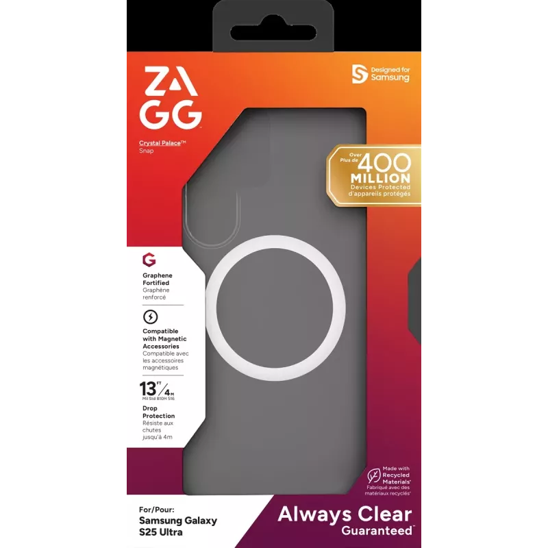 ZAGG Protection Bundle para Samsung Galaxy S25 Ultra: funda con MagSafe y protector de pantalla