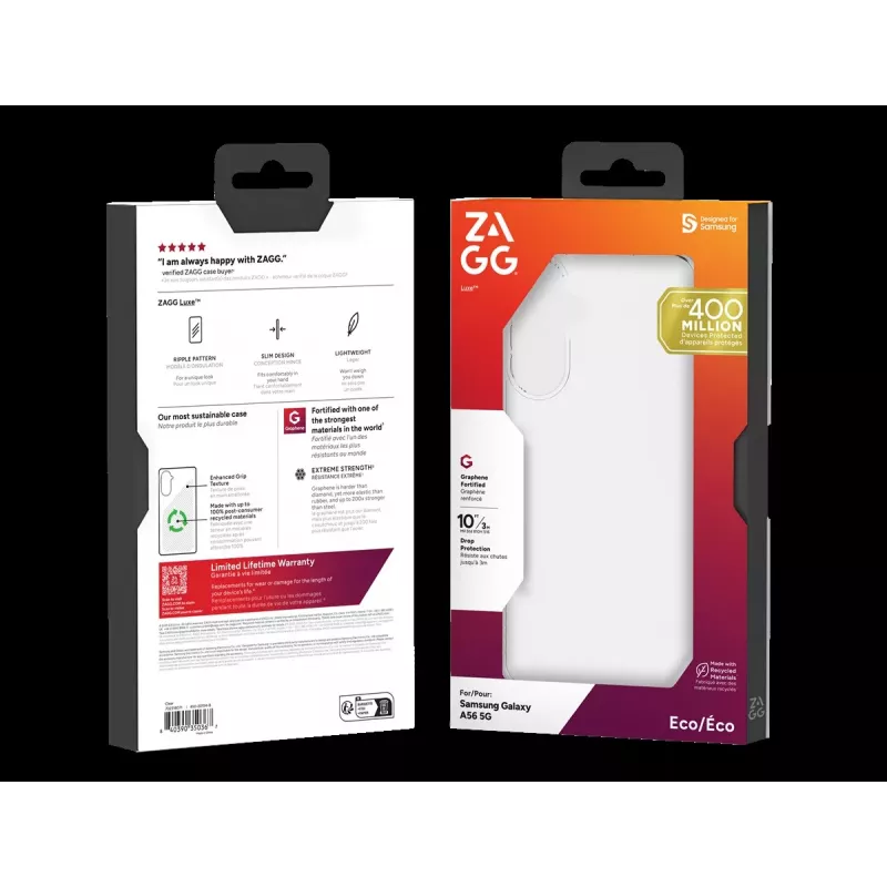 ZAGG Protection Bundle para Samsung Galaxy A56: funda y protector de pantalla