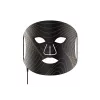 Lunni Mascarilla facial LED de silicona con luz LED de 7 colores e infrarrojo cercano negra