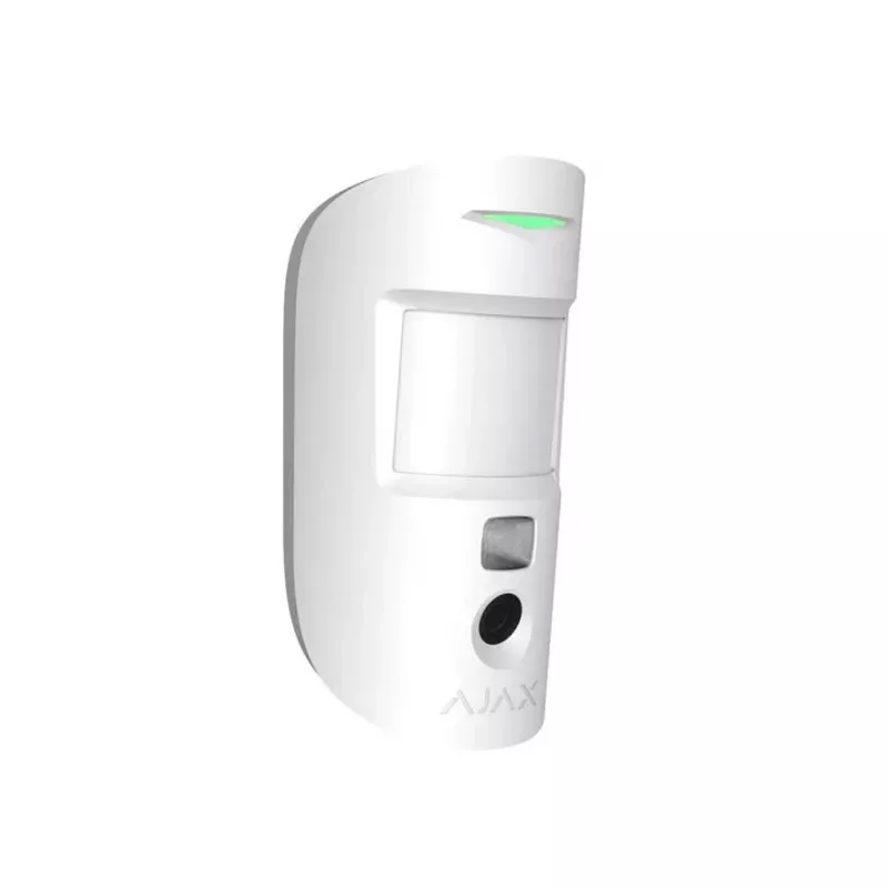 AJAX MotionCam Indoor (PhOD) White - Detector de movimiento PIR con cámara