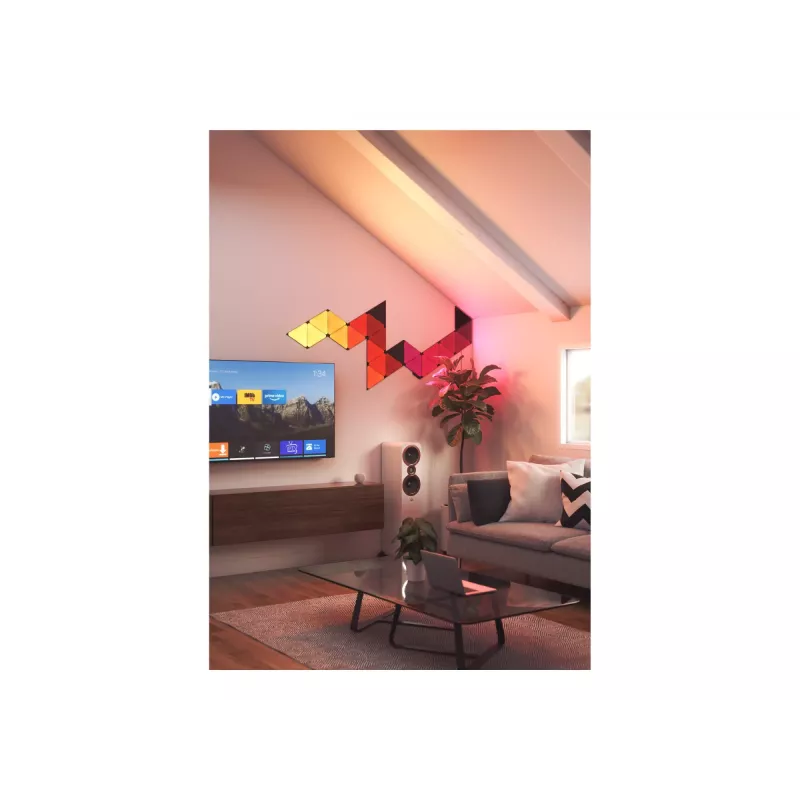 Nanoleaf Shapes Black Triangles Starter Kit (9 paneles) 42W WiFi
