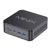 MINIX NR660LP Mini PC, AMD Ryzen 5 6600H, 16GB DDR5, 512GB NVMe SSD, Windows 11 Pro, negro