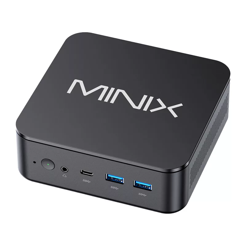 MINIX NR660LP Mini PC, AMD Ryzen 5 6600H, 16GB DDR5, 512GB NVMe SSD, Windows 11 Pro, negro