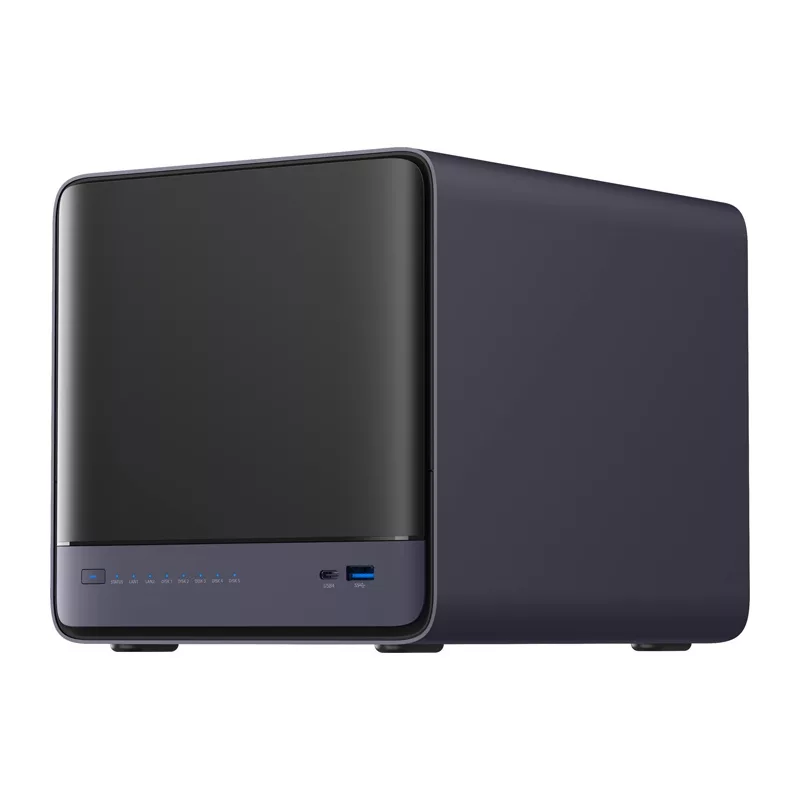 MINIS FORUM NAS N5 Air Ryzen H255 Mini PC (16GB RAM + 64GB almacenamiento)