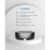 RENPHO Eyeris View masajeador de ojos con calor, compresión, vibración, Bluetooth, USB-C, plegable, gris