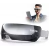 RENPHO Eyeris View masajeador de ojos con calor, compresión, vibración, Bluetooth, USB-C, plegable, gris