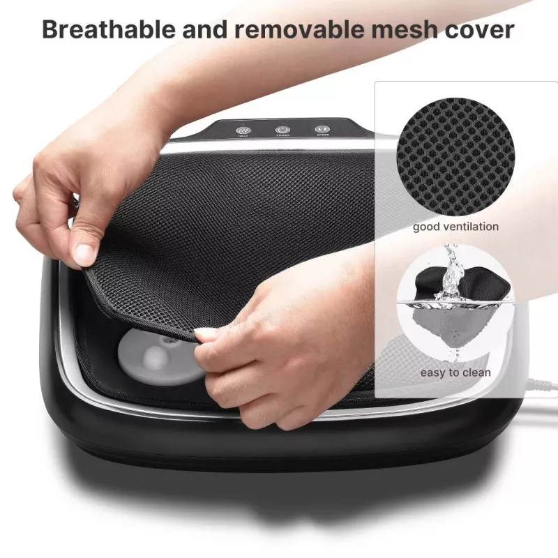 RENPHO masajeador de plantas de pies Shiatsu FM062 - negro/gris