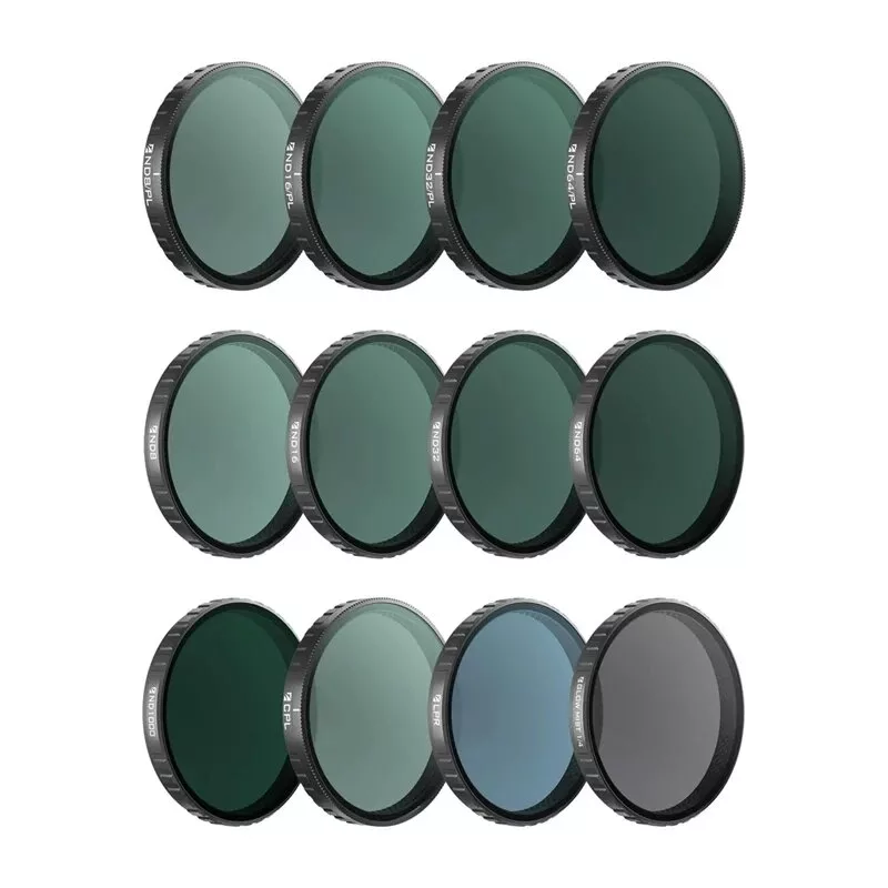 Set de filtros Freewell para OSMO Action 6 – Mega Kit – pack de 12 piezas