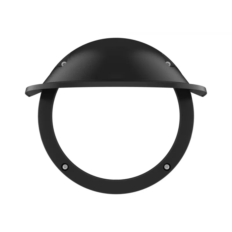 AXIS Q3819-PVE Carcasa – Carcasa de cámara exterior negra con tornillos y protección contra la intemperie