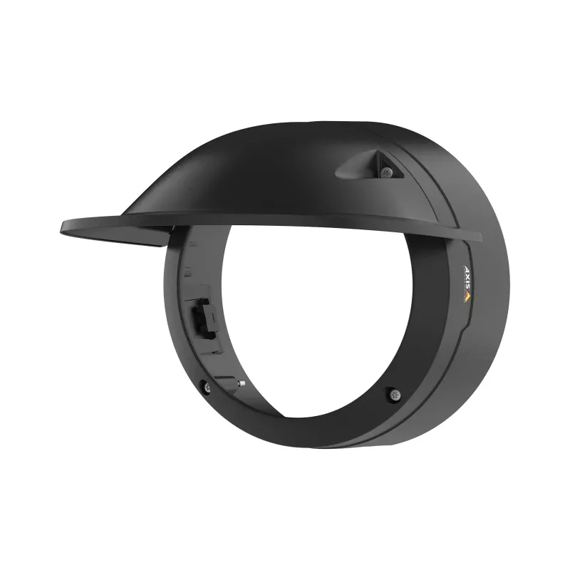 AXIS Q3819-PVE Carcasa – Carcasa de cámara exterior negra con tornillos y protección contra la intemperie