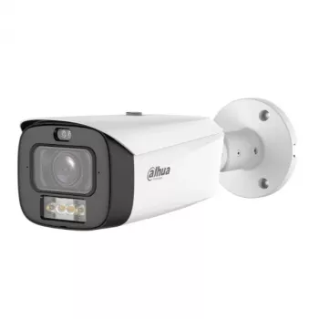 DAHUA IPC-HFW3849T1-ZAS-PV-2712-PRO Cámara IP tipo bala 8MP con disuasión activa, objetivo varifocal motorizado y visión nocturna a todo color