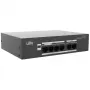 POE LANG NSW2100-6GT-POE-IN switch PoE+ de 6 puertos con 4 puertos PoE 10/100Mbps, 1 uplink Gigabit, 1 SFP, presupuesto 60W, no gestionado, montaje en escritorio/pared