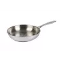 Kuhn Rikon ALLROUND sartén sin recubrimiento 24 cm – Acero inoxidable 18/10, apta para inducción, apta para horno hasta 240°C
