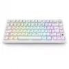 Sharkoon SGK55W SKILLER Teclado gaming inalámbrico, 75% Layout, teclas PBT, blanco