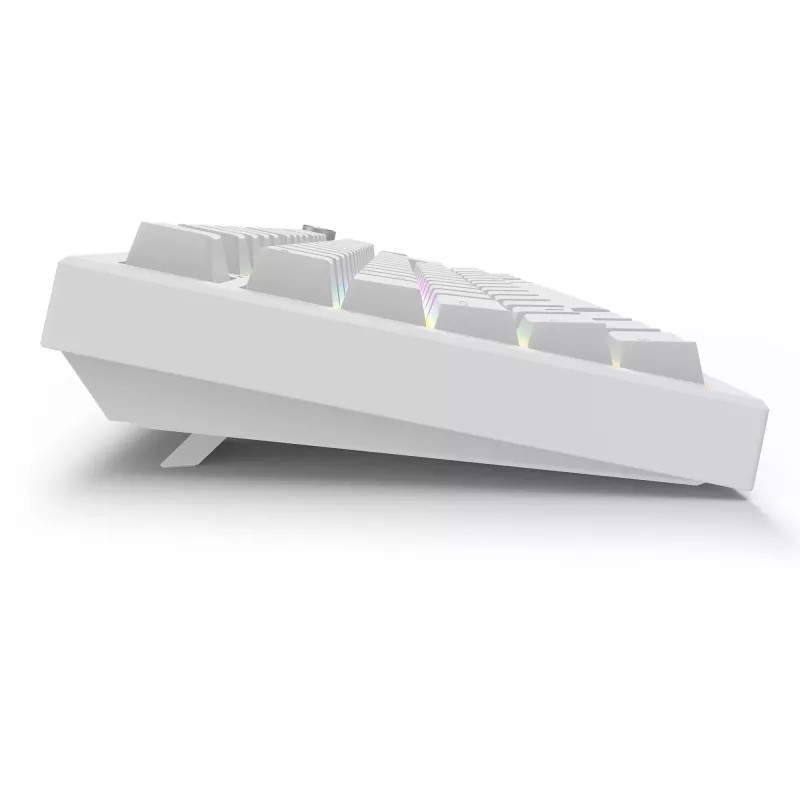 Sharkoon SGK55W SKILLER Teclado gaming inalámbrico, 75% Layout, teclas PBT, blanco
