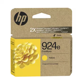HP 924e EvoMore Yellow Cartucho de tinta original