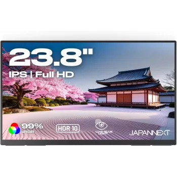 JAPANNEXT 60,5 cm (23,8 inch) JN-MD-IPS238F-C6 monitor Full HD IPS con HDMI y USB-C, negro