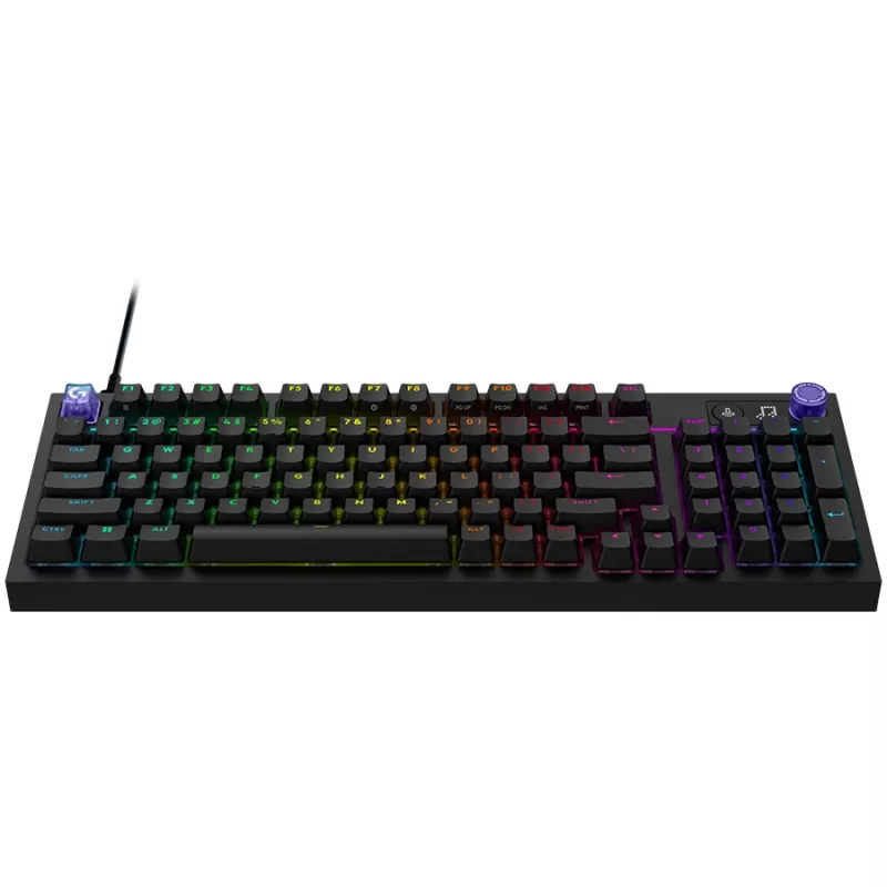 Logitech G316 X 98 teclado gaming, distribución húngara, negro, con cable, Lightsync RGB