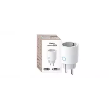 Aqara Power Plug H2 (EU) 16A enchufe inteligente con monitorización de energía, Thread/Zigbee, protección contra sobrecarga, blanco
