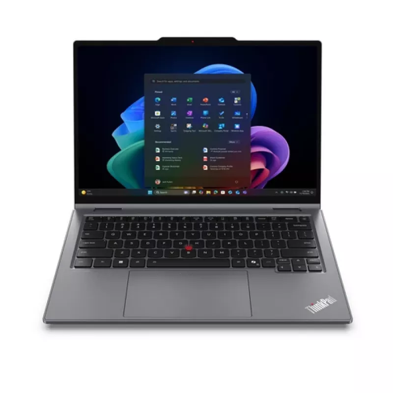 Lenovo ThinkPad X1 2-in-1 Gen 11 Aura Edition Copilot+ PC 21V9005UGE Portátil 2 en 1, 14 inch 2.8K OLED táctil 120Hz, Intel Core Ultra 7 355, 32GB LPDDR5x, 1TB SSD, Windows 11 Pro, teclado alemán