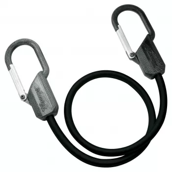 Master Lock 3205EURDAT cuerda elástica con gancho de clip - 80 cm x 9 mm - negra - 1 unidad