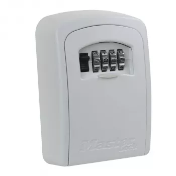 Master Lock caja fuerte de llaves Select Access mediana - montaje en pared - metal - gris - cerradura de combinación numérica - 83 x 34 x 118 mm - 64 x 28 x 91 mm - pack de 4