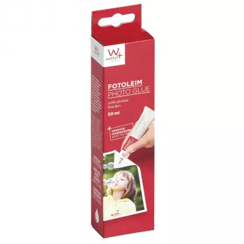 WALTHER FK050T pegamento para fotos tubo 50 ml - sin ácido, adhesivo de dispersión sin disolventes para fotos, papel, cartón, impresiones artísticas