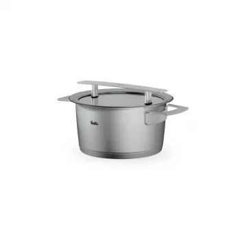 Fissler Phi Collection olla con tapa de cristal 20 cm, 3,2 litros