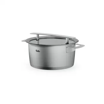 Fissler Phi Collection olla con tapa de cristal 24 cm, 5,1 litros