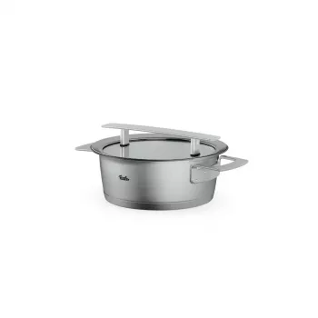 Fissler Phi Collection olla de asar con tapa de cristal 20 cm, 2,3 L